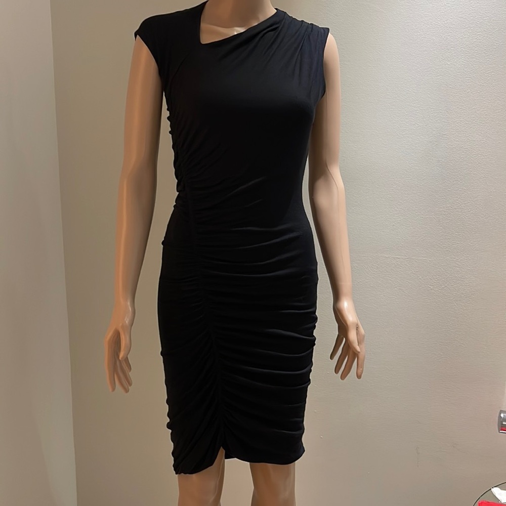 Halston Heritage black dress!